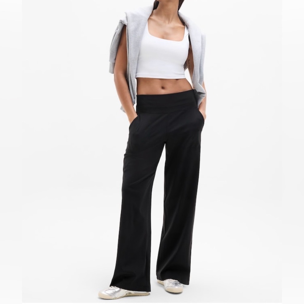 Athleta Venice Wide Leg Pant in Black
